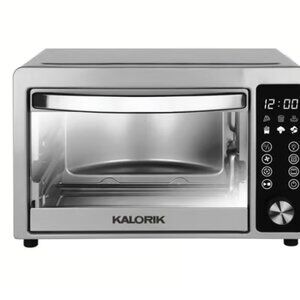 22qt. Programmable Air Fryer & Oven. Stainless steel, Kalorik